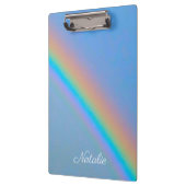 Personalisierter natürlicher Regenbogen Klemmbrett (Links)