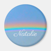 Personalisierter natürlicher Regenbogen Magnet (Vorne)