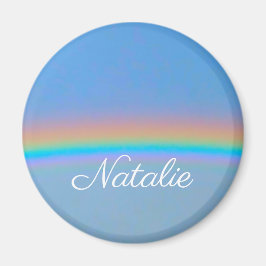 Personalisierter natürlicher Regenbogen Magnet