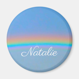 Personalisierter natürlicher Regenbogen Magnet
