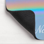 Personalisierter natürlicher Regenbogen Mousepad (Ecke)