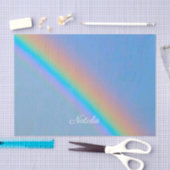 Personalisierter natürlicher Regenbogen Seidenpapier (Handwerk)