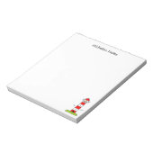 Personalisierter nautischer Leuchtturm zum Schreib Notizblock (Rotiert)