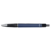 Personalisierter navyblauer Monogramm-Schreibstift Kugelschreiber (Vorderseite)