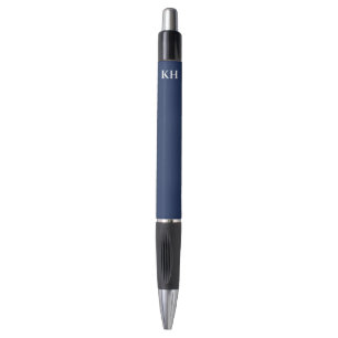 Personalisierter navyblauer Monogramm-Schreibstift Kugelschreiber