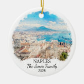 Personalisierter Neapel-Ornament, Italien - Gesche Keramik Ornament (Vorne)