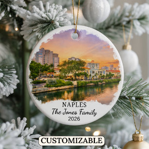 Personalisierter Neapel-Schmuck, Benutzerdefiniert Keramik Ornament