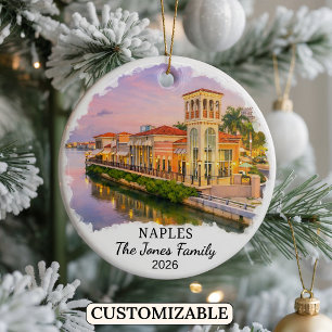 Personalisierter Neapel-Schmuck, Benutzerdefiniert Keramik Ornament