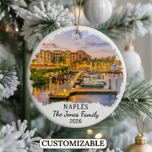 Personalisierter Neapel-Schmuck, Benutzerdefiniert Keramik Ornament