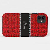 Personalisierter Neonname Case-Mate iPhone Hülle (Rückseite (Horizontal))