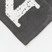 Personalisierter Netball-Chalkboard-Stil Fleecedecke (Ecke)