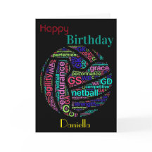 Personalisierter Netball-Player Inspiration zum Ge