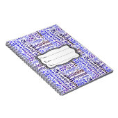 Personalisierter Netball-Zug Notizblock (Rechte Seite)