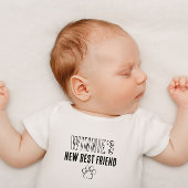 Personalisierter neuer Bester Freund Hund Name Pet