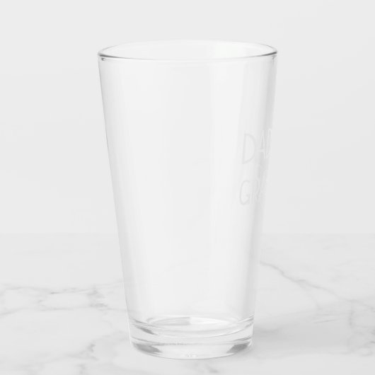 Personalisierter neuer Großvater Glas (Rechts)