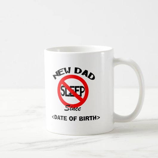 Personalisierter neuer Vater keine Kaffeetasse (Rechts)