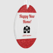 Personalisierter neuer Zuhause-Ornament Ornament (Vorderseite)