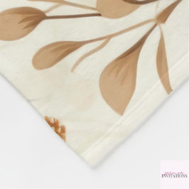 Personalisierter neutraler Fall Fleecedecke