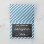 Personalisierter New Baby Boy Karte (Innenseite)