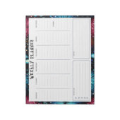 Personalisierter nicht aktualisierter vertikaler W Notizblock (Rotiert)