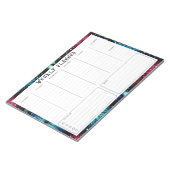 Personalisierter nicht aktualisierter vertikaler W Notizblock (angewinkelt)