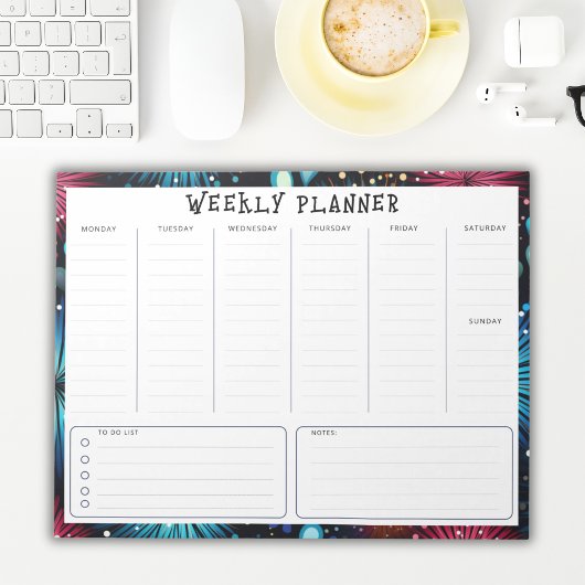 Personalisierter nicht aktualisierter vertikaler W Notizblock