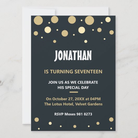 Personalisierter niedliche Geburtstag (Vorderseite)