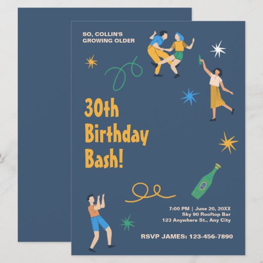 Personalisierter niedliche Geburtstag (Vorne/Hinten)