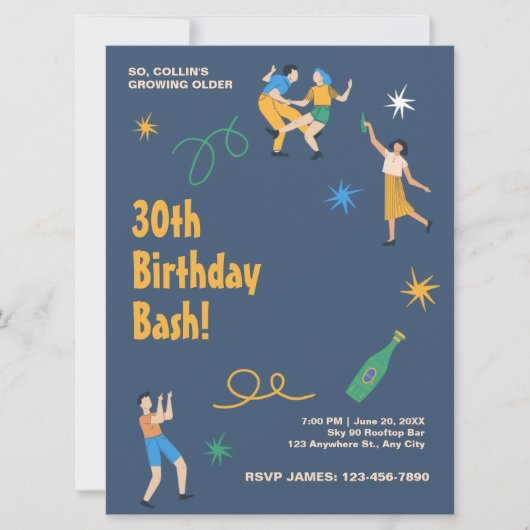 Personalisierter niedliche Geburtstag (Vorderseite)