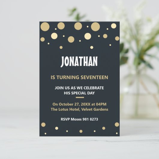 Personalisierter niedliche Geburtstag (Stehend Vorderseite)