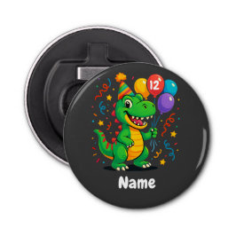 Personalisierter Niedliche Geburtstag Dino Kids Flaschenöffner