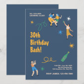 Personalisierter niedliche Geburtstag Einladung (Vorne/Hinten)