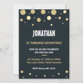 Personalisierter niedliche Geburtstag Einladung (Rückseite)