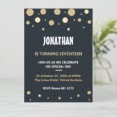 Personalisierter niedliche Geburtstag Einladung (Stehend Vorderseite)