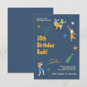 Personalisierter niedliche Geburtstag Einladung (Vorne/Hinten)