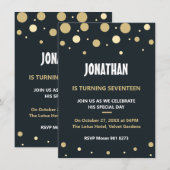 Personalisierter niedliche Geburtstag Einladung (Vorne/Hinten)