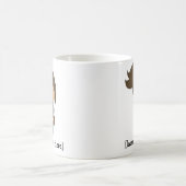 Personalisierter niedlicher Arzt, brünette Frau Kaffeetasse (Mittel)