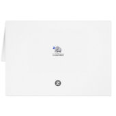 Personalisierter niedlicher Baby-Elefant-3. (Rückseite Horizontal)