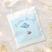 Personalisierter Niedlicher Bär und Balloons Geschenktütchen (Ausgeschnitten)