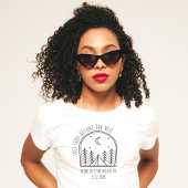 Personalisierter Niedlicher Camping Junggeselinnen T-Shirt