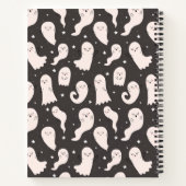 Personalisierter Niedlicher Cartoon Halloween Spoo Notizblock (Rückseite)