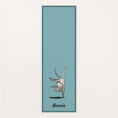 Personalisierter Niedlicher Cartoon Handstand Maus Yogamatte (Vorderseite)