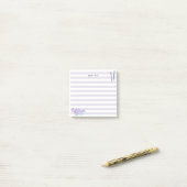 personalisierter niedlicher Cartoon Post-it Klebezettel (Auf Schreibtisch)