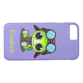 Personalisierter Niedlicher Chibi Turtle in Aviato Case-Mate iPhone Hülle (Rückseite (Horizontal))