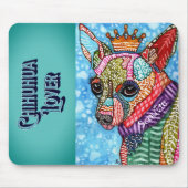 Personalisierter Niedlicher Chihuahua Lover Pop Ar Mousepad (Vorne)