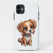 Personalisierter Niedlicher Dog iPhone 11 Fall Case-Mate iPhone Hülle (Rückseite)