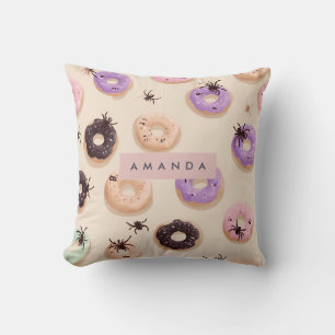 Personalisierter Niedlicher Fall Halloween Donut S Kissen