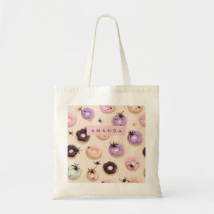 Personalisierter Niedlicher Fall Halloween Donut S Tragetasche