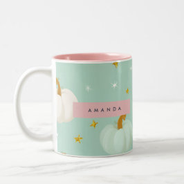 Personalisierter Niedlicher Fall Minze Grüne Paste Zweifarbige Tasse