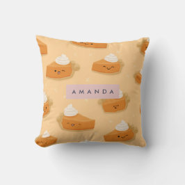 Personalisierter Niedlicher Fall Pumpkin Pie Whipp Kissen